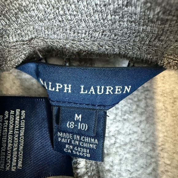 Ralph Lauren Gray Sweatpants with Tapered Legs - Picture 3 of 5